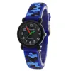 2024 New Style Fashion Children Child Boys Girls Silicone Camouflage Digital Quartz Wristwatch Students Learn Time Watch 6
