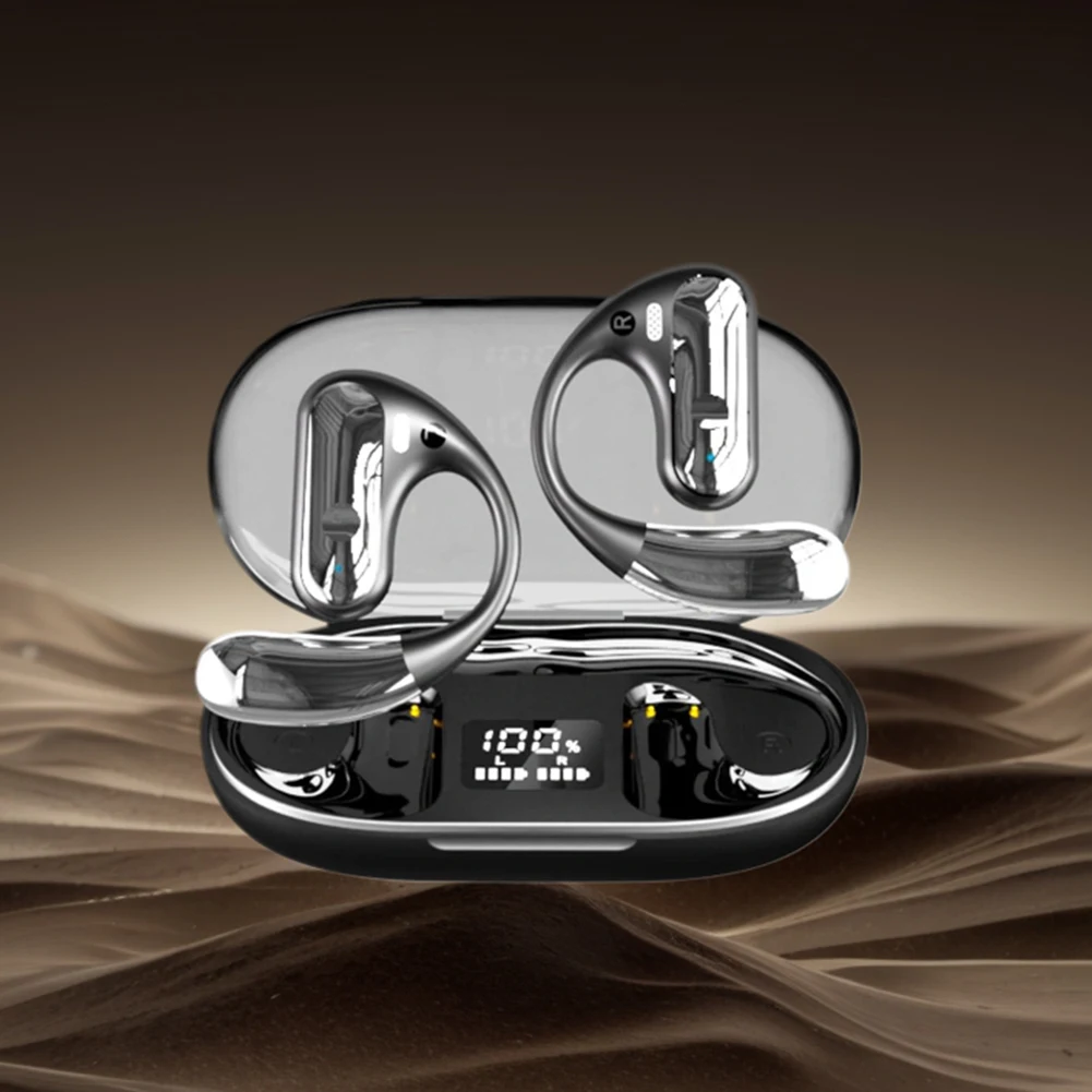 144 Languages AI Real-Time Translation Earbuds Wireless Bluetooth-Compatible 5.3 Earphones Earhook Sports Headphone