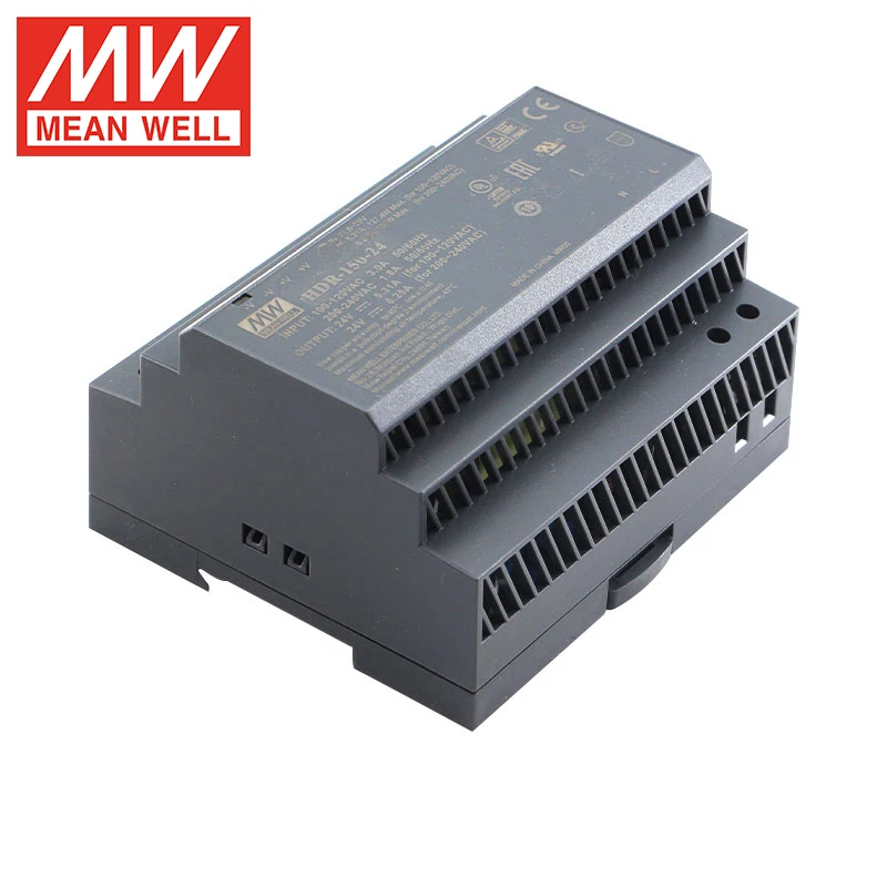 media well hdr 150 comutacao de alimentacao driver led trilho din 12 v 24 v 48v 01