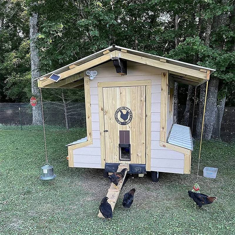 Automatic Hen House Door Practical Chicken Pet Hen Door Photosensitive Night And Morning Delay Automatic Guard Poultry Supplies - Image 5