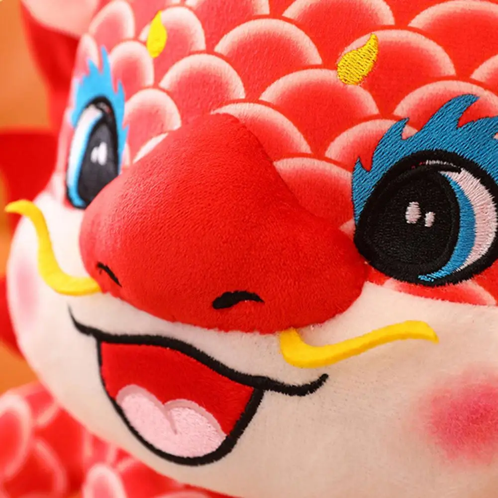 

Soft Dragon Toy 2024 Chinese Zodiac Dragon Plush Toy Cute Stuffed Mascot Doll for Kids Festival Home Decoration New Year Gift