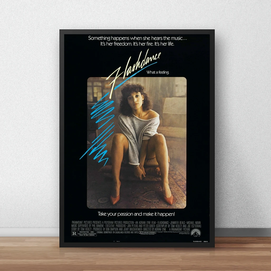 

Flashdance Movie Poster HD Printable Canvas Art Print Home Decoration Wall Painting ( No Frame )