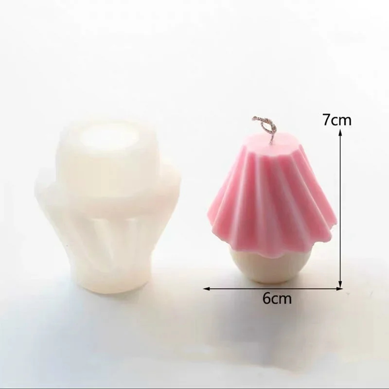 Table Lamp Candle Mold Handmade Aromatherapy Plaster Mold Candle Decoration