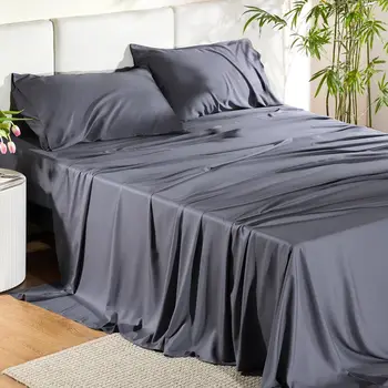 King Size Sheets Set, , Similar to Silk Bed Sheets 1