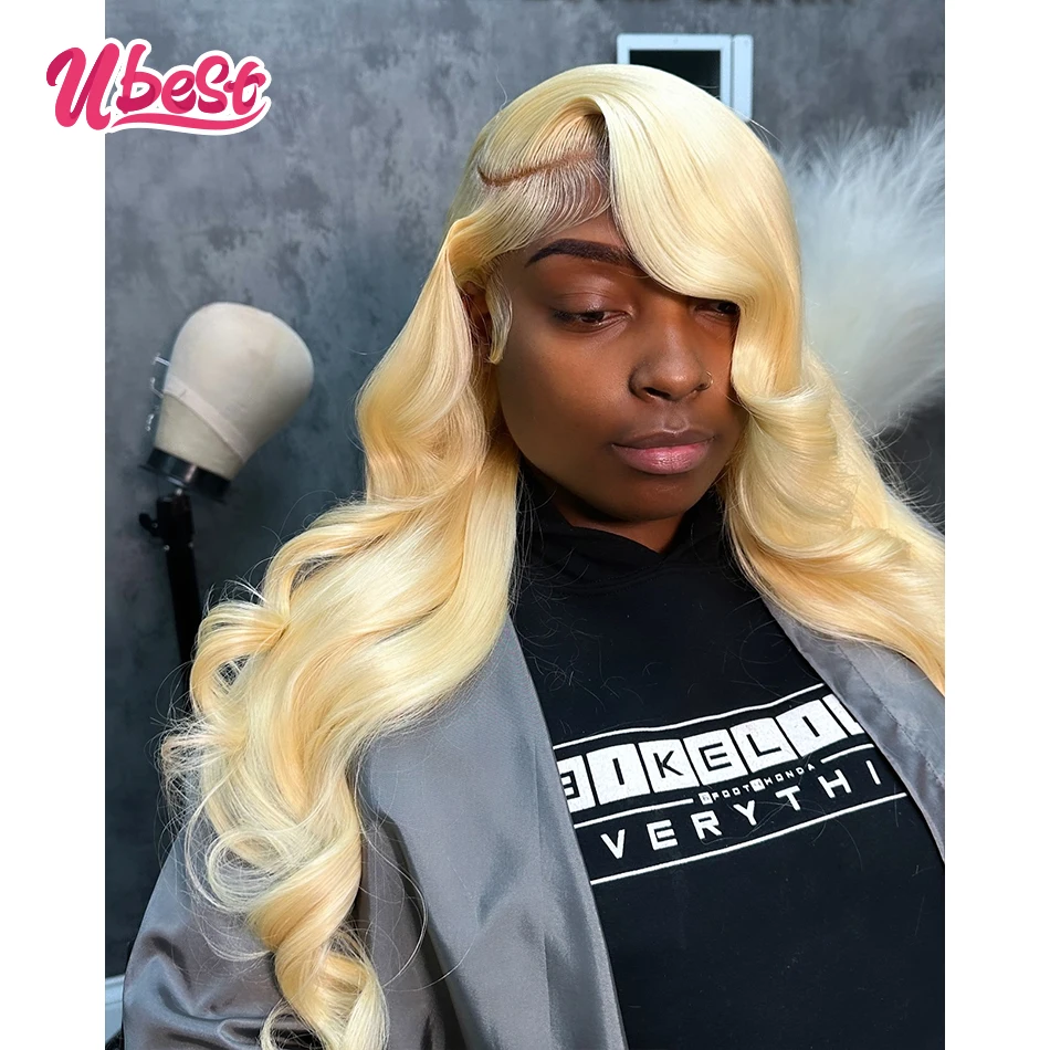 1B And Green Colored Cosplay Body Wave 13x6 13X4 Lace Front Wigs Brazilian 100％ Human Hair Transparent Pre Plucked For Women