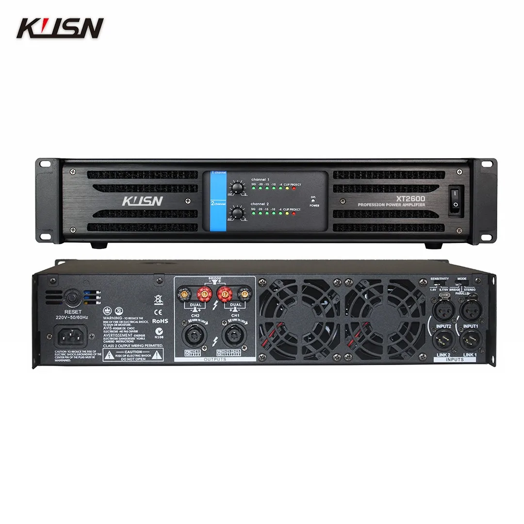 Description Picture 2 of item800Wx2 CLASS H Professional Digital Amplifier 8 Ohm Stereo Power Factor Correction High-End Large Performances Bars Party