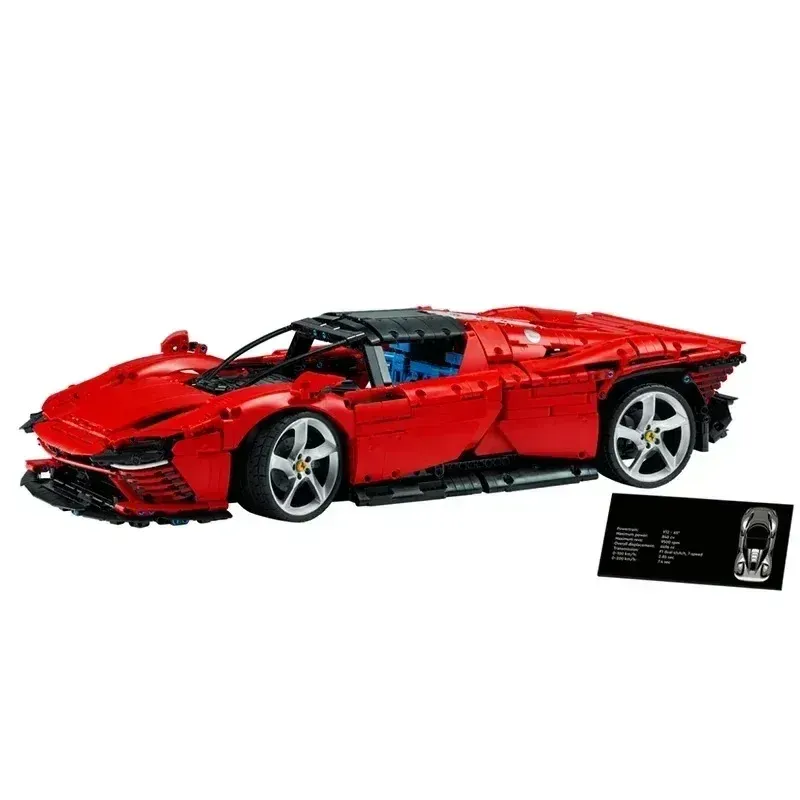 NEW Technical Compatible 42143 Ferraried Daytona SP3 Supercar Building Blocks Car Model Bricks for Adult&kidsChristmas gifts