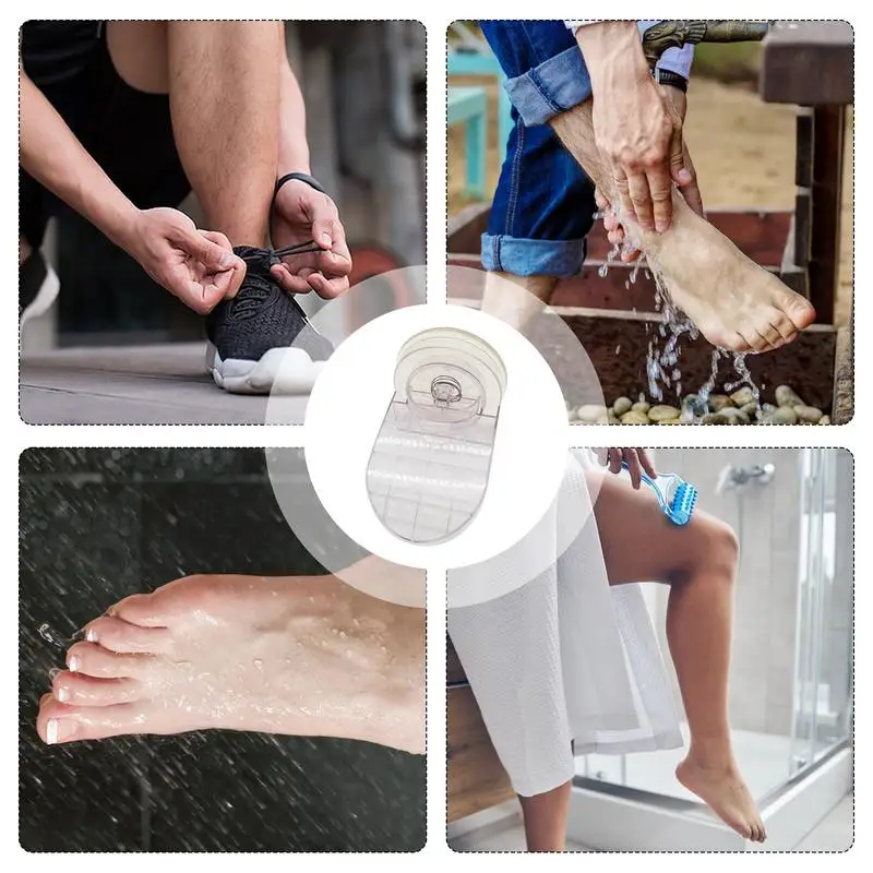 Bathroom Shower Pedal Shower Foot Pedal Punch Free Shaving Leg Aid Foot Rest Nursing Stool For Home Shaving Legs
