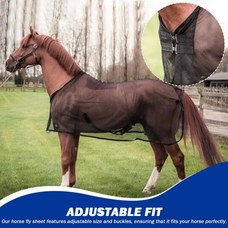 Equestrian supplies anti-mosquito in Summer horsecloth Mesh Breathable Horse Racing Nylon Fly-