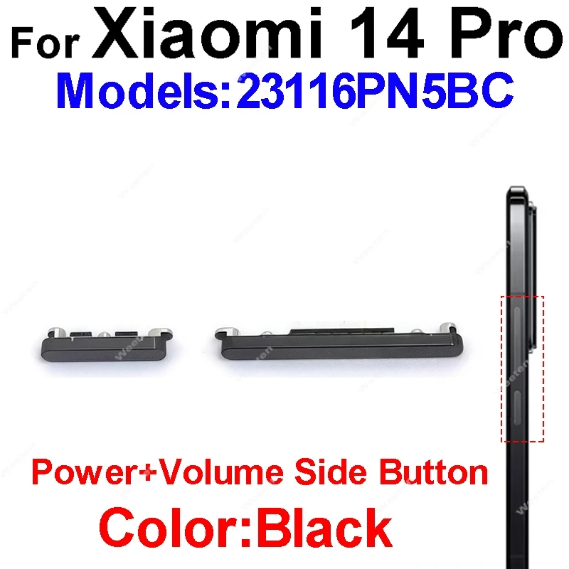 Xiaomi Power and Volume Button Replacement Switch Repair Parts