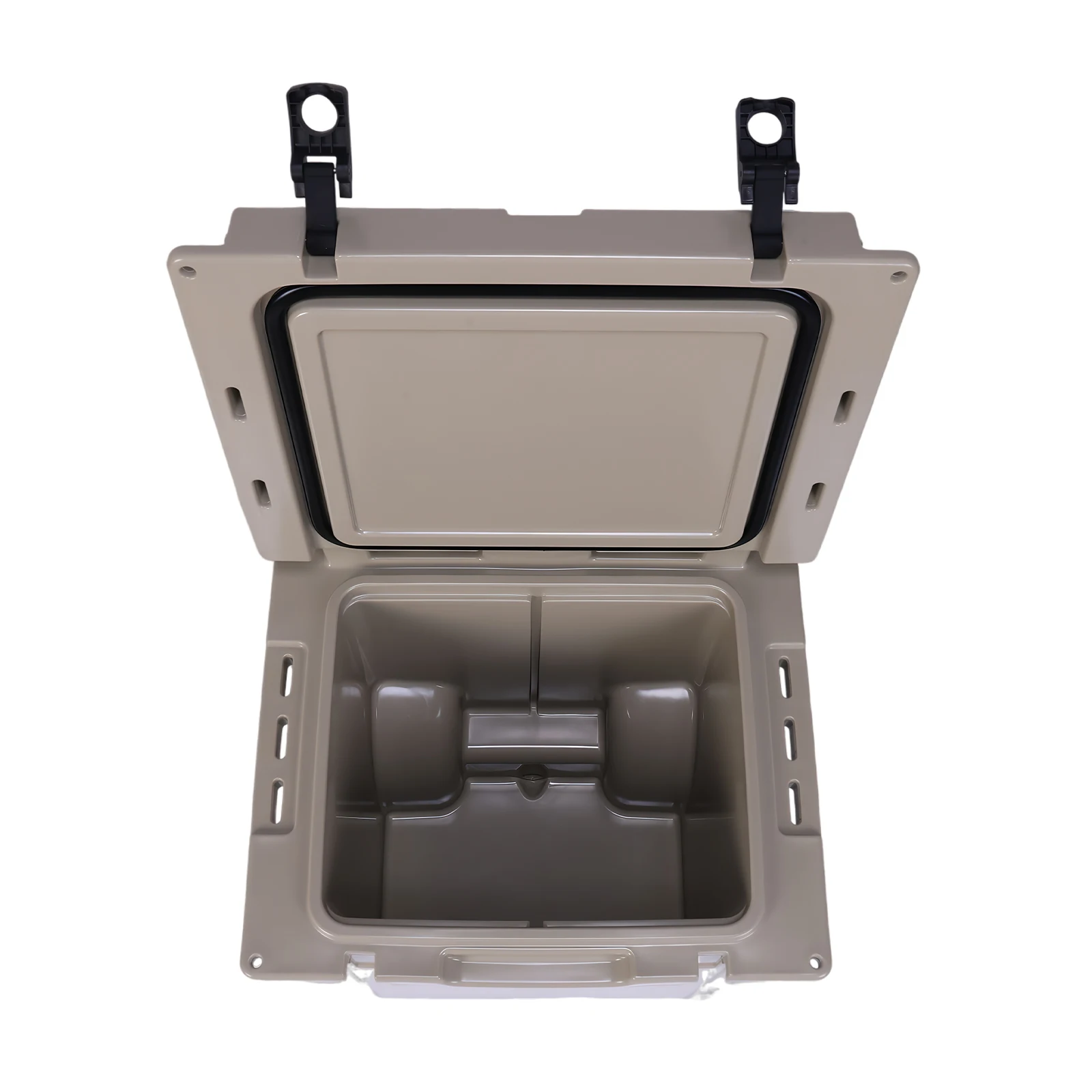 5L Insulated Outdoor Portable Cooler Box with Portable Handles/Leak-Proof Tight Latches with Retractable Handle for Outdoor Use