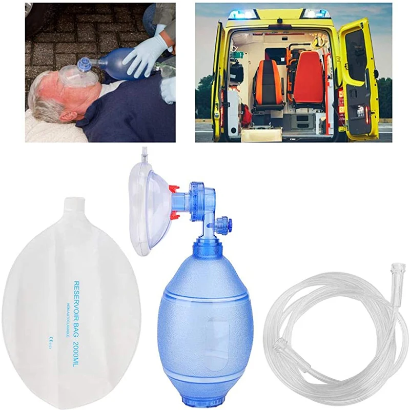 

Simple Respiratorartificial Resuscitatorresuscitation Balloonfirst Aid Breathing Airbagskin Bag