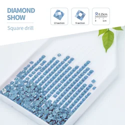 Custom DIY Diamond Painting Kit - Full Drill Embroidery with Rhinestones - 25x30cm (Square diamond)