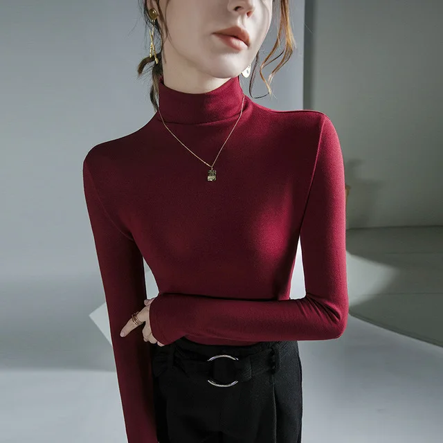 

High Quality 2024 Women T-shirt Elastic Force Design Female Autumn Sexy Crop Top Clothes Casual Fashion Blouses Grace Meeting