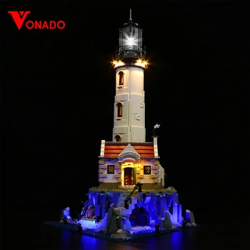 Vonado Building Blocks Light For 21335 Electric Lighthouse  (NOT Include the Model) LED Lighting Accessories DIY Toys