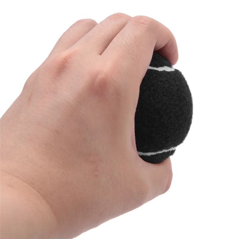 ELOS-24Pcs Pack Tennis Balls Wear-Resistant Elastic Training Balls 66Mm Ladies Beginners Practice Tennis Ball,Black