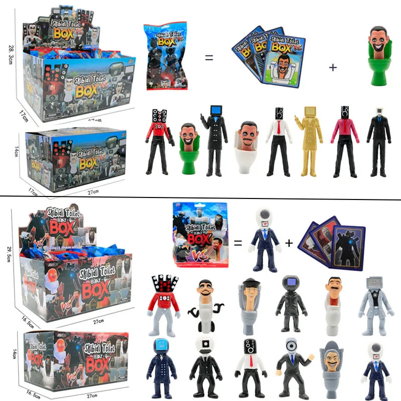 

Skibidi Toilet Beat Box Vs Collect Them All Toys Collectible Gifts For Kids Fans Adults Birthday Bosses Funny Anime Game Figure