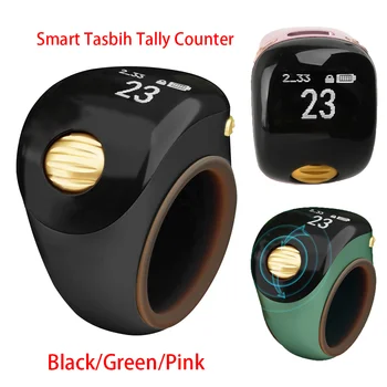 📿 Smart Tasbih Tally Counter – OLED Digital Prayer Ring with Multi-Function Vibration Reminder 1