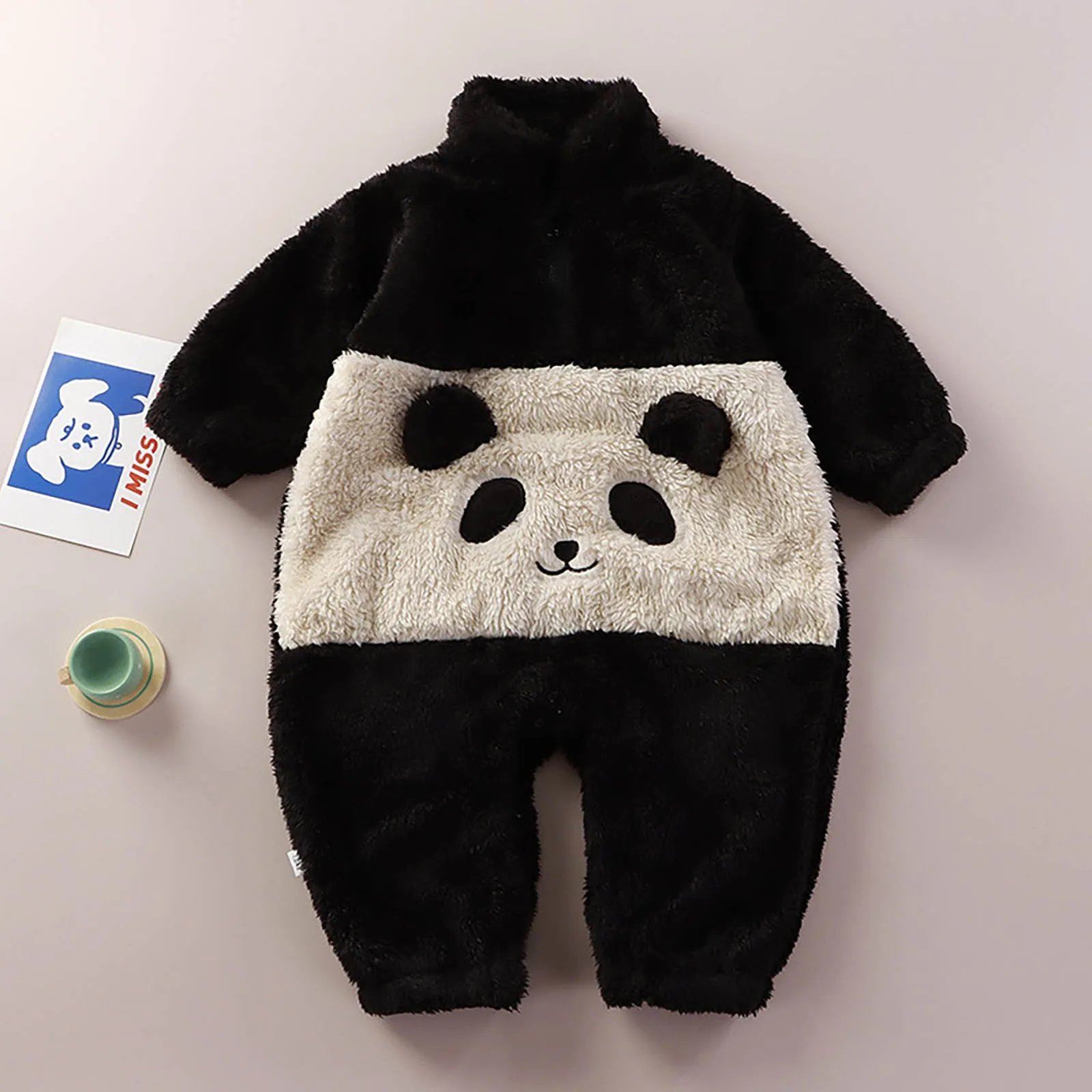 Toddler Baby Boys Girls Cute Cartoon Warmer Pajamas New h Panda Suit Winter Outfits