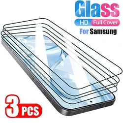 Premium 3 - Piece Tempered Glass Screen Protector Set - 3Pcs (Galaxy A04E)