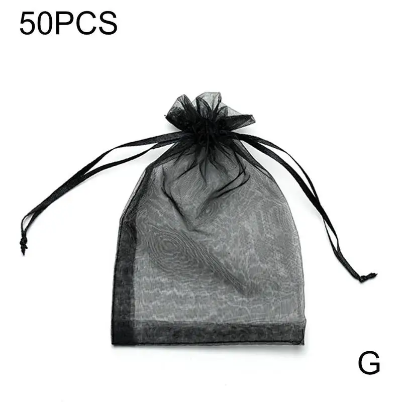 50pcs Fruit Protection Bags Pest Control Anti-Bird Garden Drawstring Net Bags Mesh Grape Bag Plant Grow Bags 