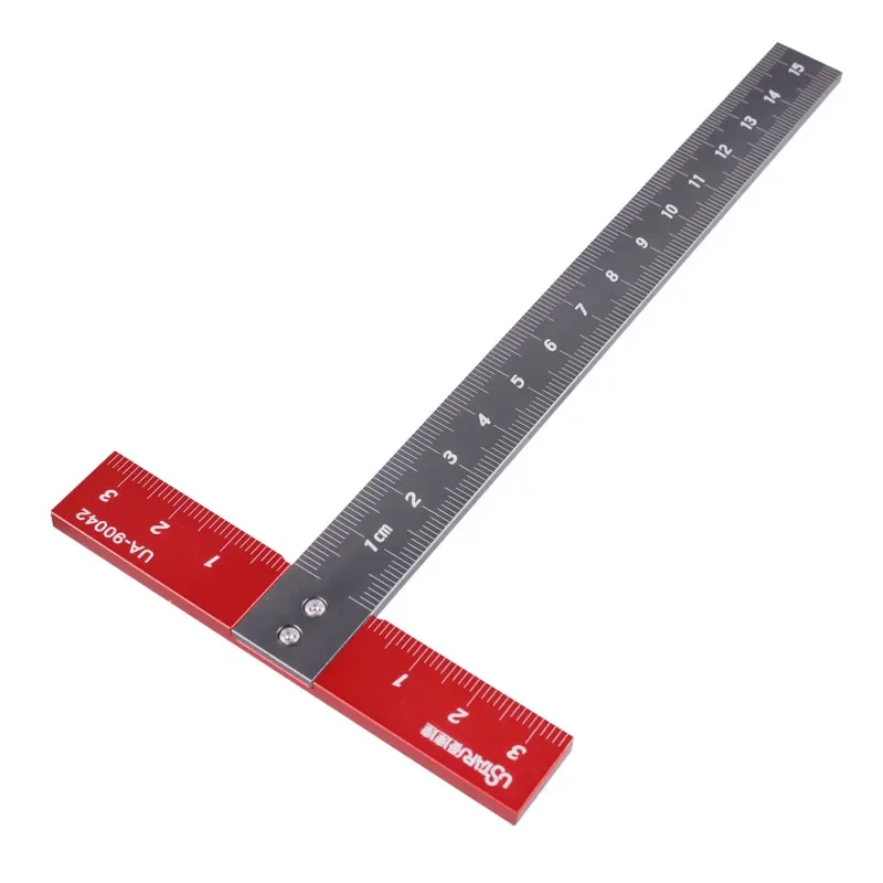 Model Tools Ustar Model Tools UA-90042 T-shaped Square Ruler 90&deg; Aluminum CNC Technology Precision Scale For Model Hobby DIY