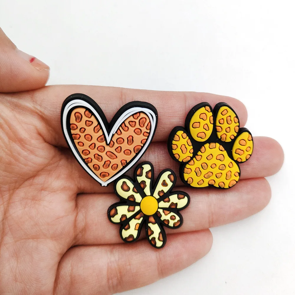 Leopard Print Shoe Charm for DIY Decorations and Gifts