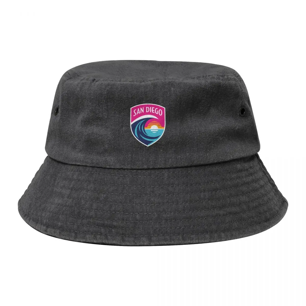 

San Diego Wave FC Bucket Hat Sun Cap Golf Hat Rave Beach Outing For Girls Men's