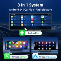 Imagebon 11.4 "Android 14 caméra de tableau de bord 8 Core 6 + 128G CarPlay et Android Auto Google Play GPS Navigation AI commande vocale voiture DVR 3