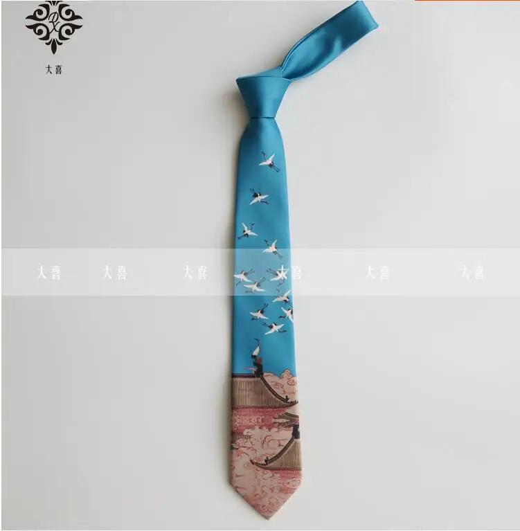 

Chinese Style Retro Chinese Style Xiuhe Personalized Tie