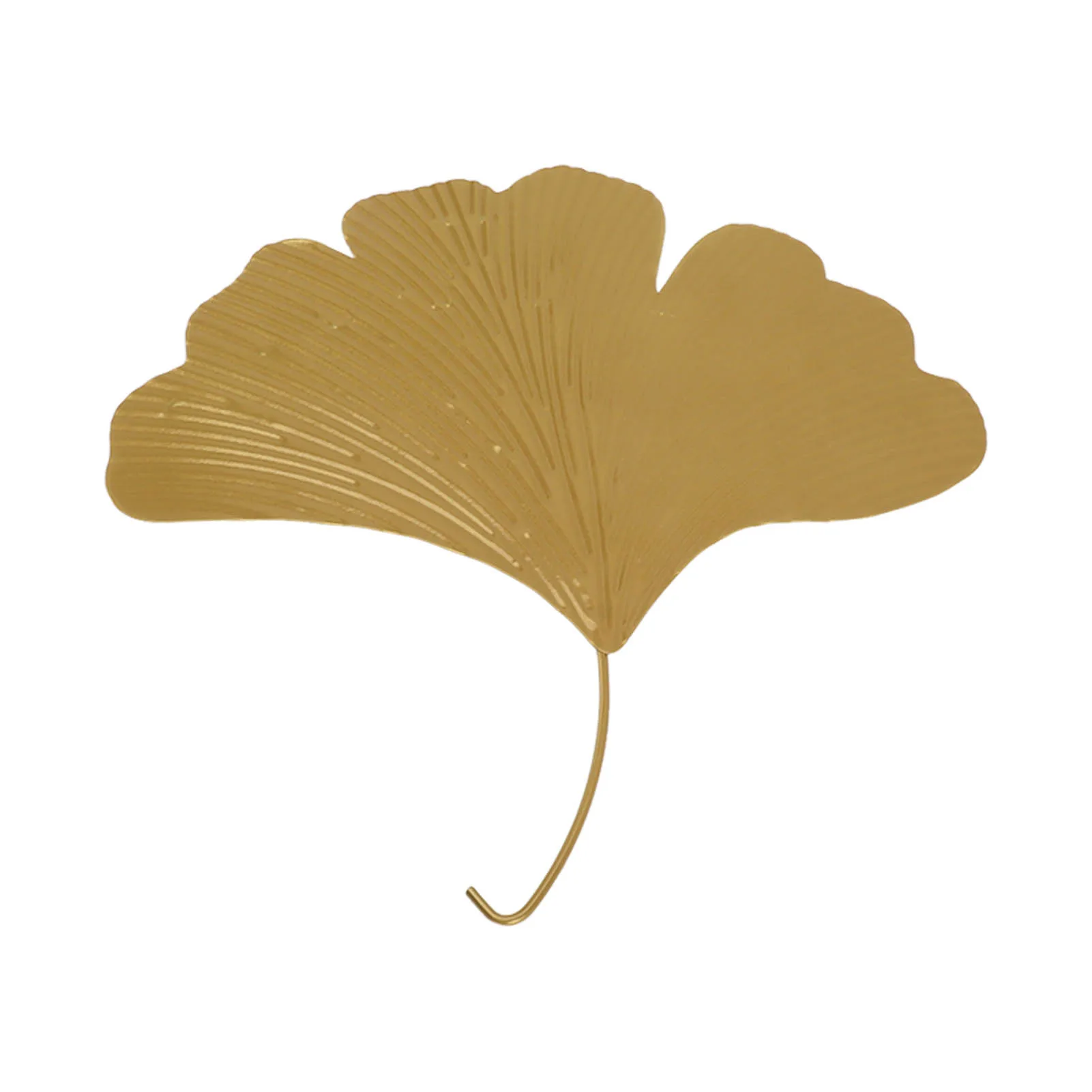 Ginkgo Biloba Hanging DIY Decorations Elegant Modern Fadeless Iron Metal Ginkgo Biloba Wall Art For Living Room Bedroom Dining nordic iron art ginkgo leaf wall decor home living room metal creative wall hanging pendant background decoration ornament gold