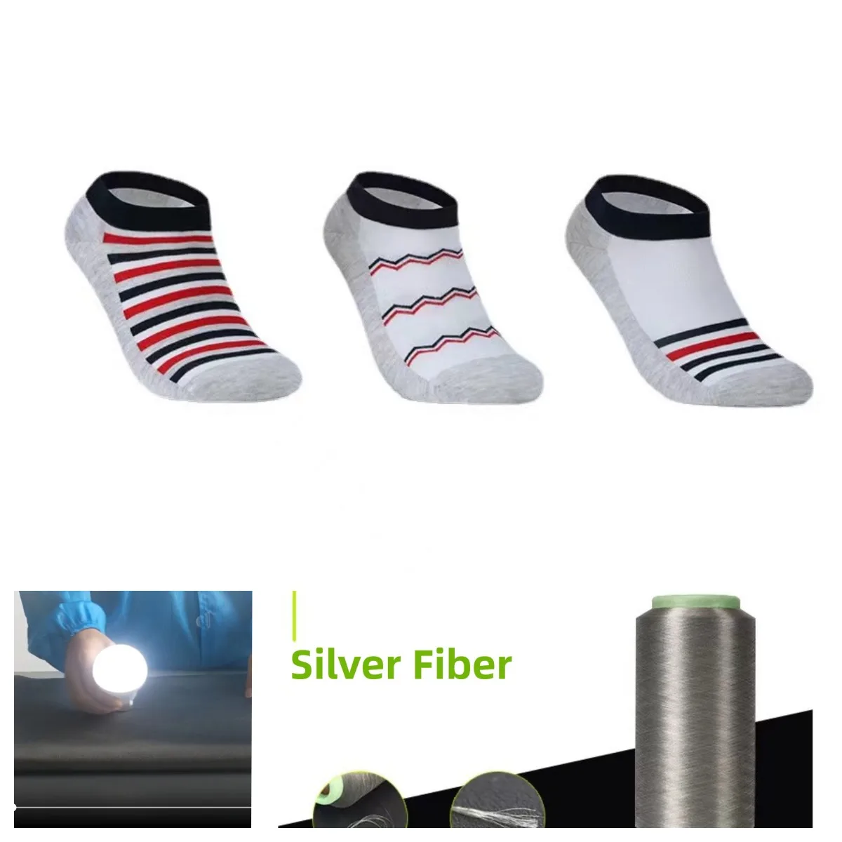 25 Pure Silver Infused Socks Conductive Earthing Grounding Socks Anti