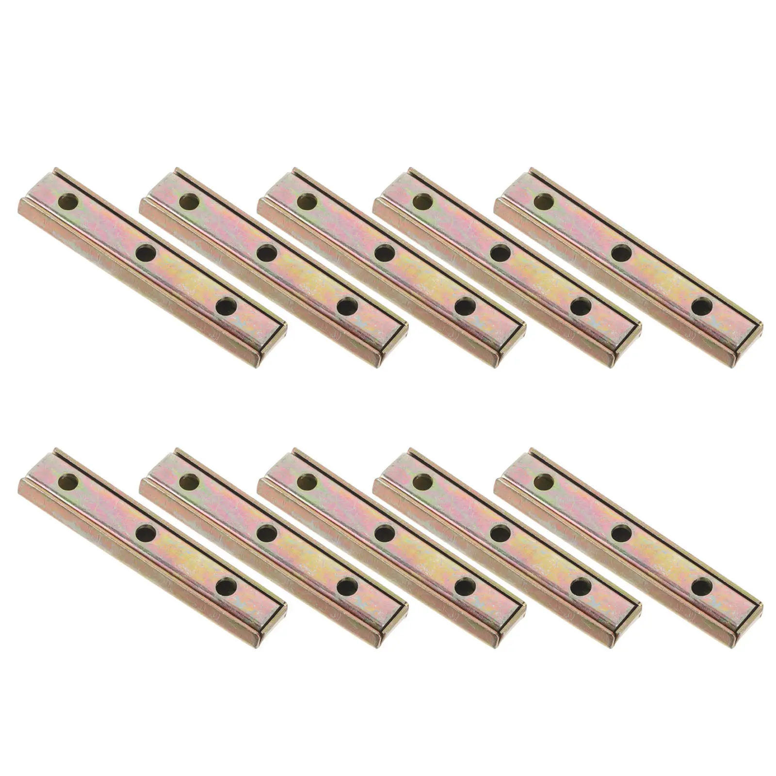 10 Pezzi Connettori Modulari per Mobili, Staffe per Divani, Connettori per Divani Sezionali Resistenti, Piastre di Giunzione per Mobili - immagine 5