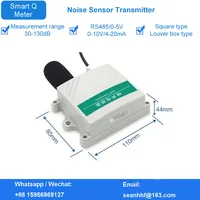 Noise sensor nNoise transmitter sound detection monitoring decibel meter 4-20mA analog RS485 0-5V 0-10V output 1