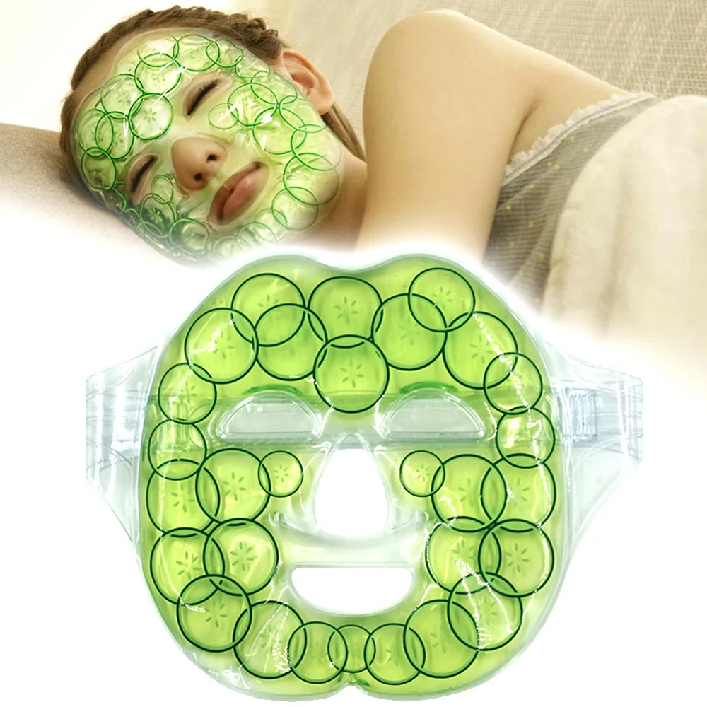Beauty Ice Gel Face Mask Cold And Hot Compress Facial Spa Cooling Masks