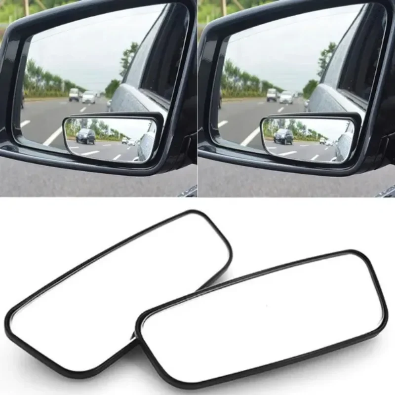 Car Rearview Mirror Auxiliary Blind Spot Mirror Glass Plastic