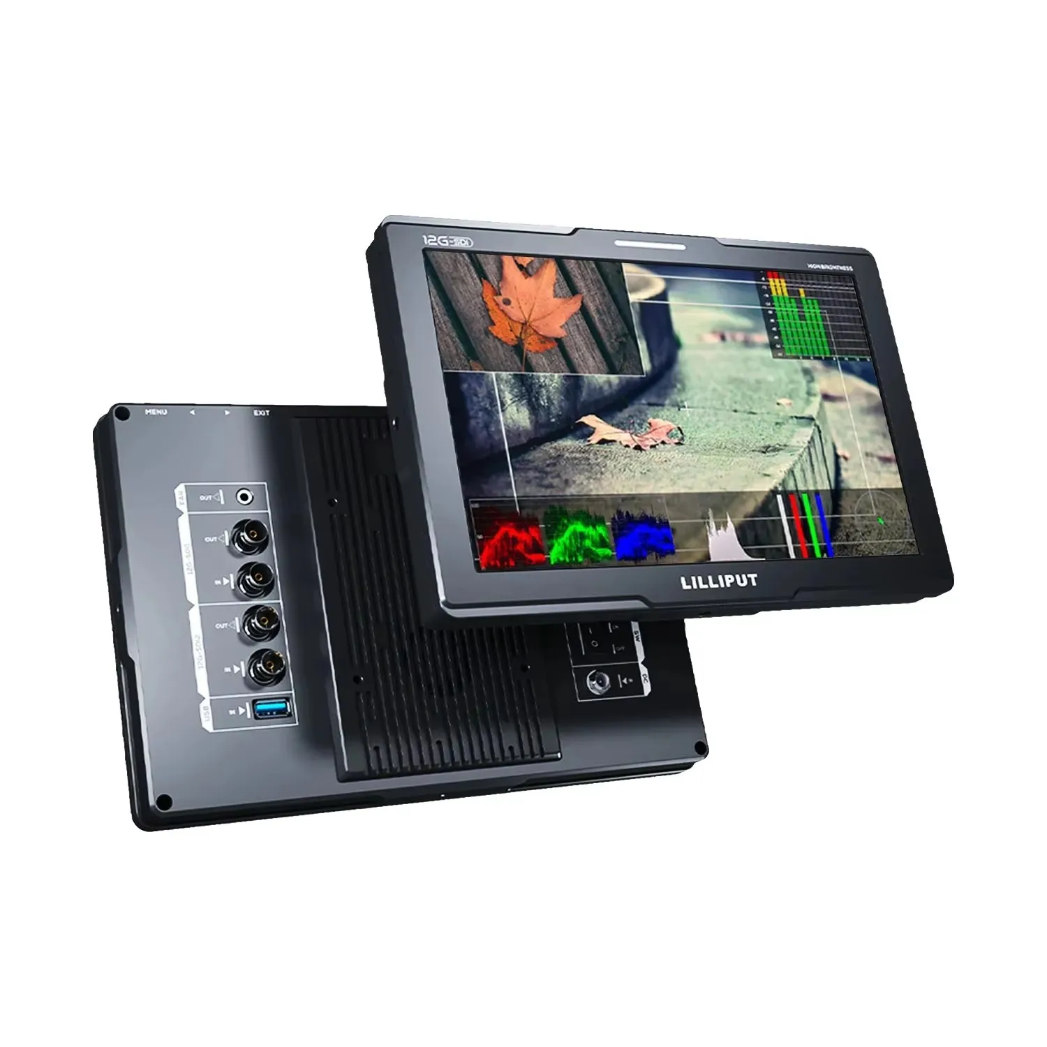 Lilliput Q10 10.1inch 1500nits 4K HDMI2.0 / 12G-SDI Ultra Brightness HDR 3D-LUT Multiview On-Camera Monitor For Broadcast Video