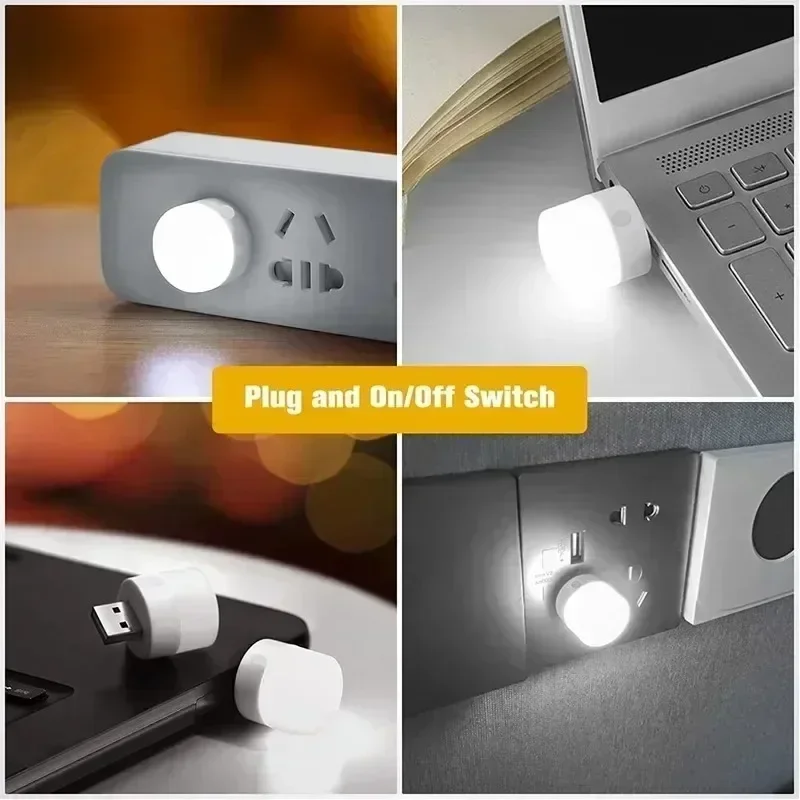 1/100pcs USB Night Light for Book Reading led night light night light led night lamp led reading lamp