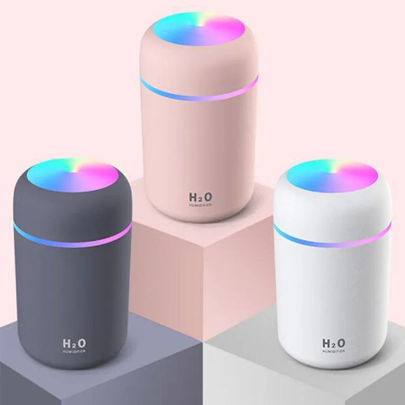 Desktop Colorful Atmosphere Lights Essential Oil Diffuser Mist Spray Personal Space Usb Cool Mist H2O Car Humidifier air humidifier