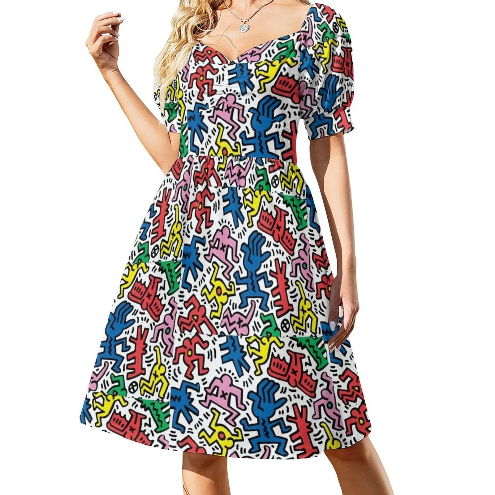 

Haring pop art Sleeveless Dress Women's dresses cute dress dress women summer