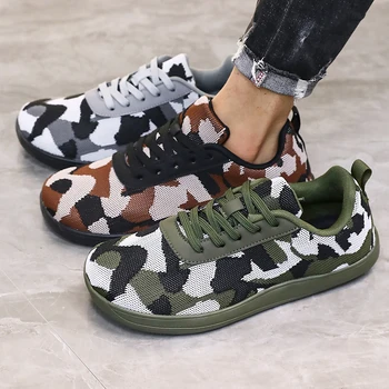 أحذية رجالية ذات نعل ناعم بمقدمة واسعة أحذية رياضية مريحة فضفاضة أوروبية أمريكية متعددة الاستخدامات لجميع المواسم أحذية حافي القدمين عصرية للاستخدام الخارجي 5