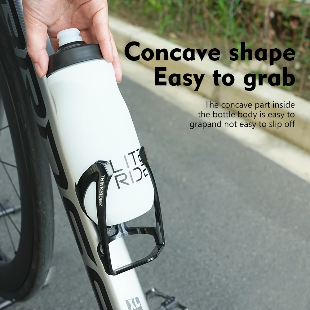 LITERIDE Bicycle Water Bottle 610/710ML PP Sports Cup Cycling Kettle Outdoor Camping Hiking Squeeze Bike Cup view 3