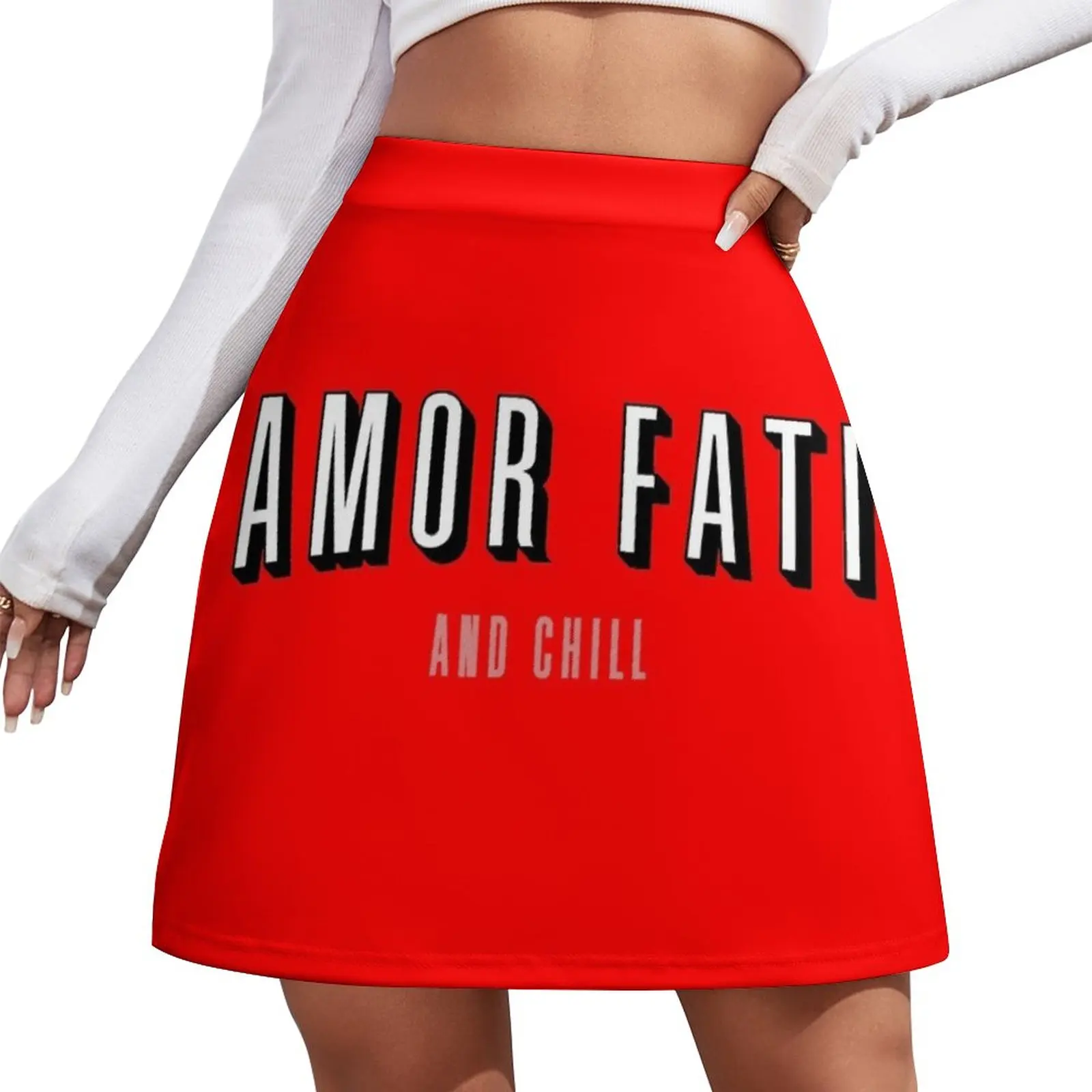 Amor Fati and Chill - Philosophy Gift Mini Skirt skirts korean style clothing night club outfits kristin flood • oystein sevag – amor fati om a elske sin skjebne 1 cd