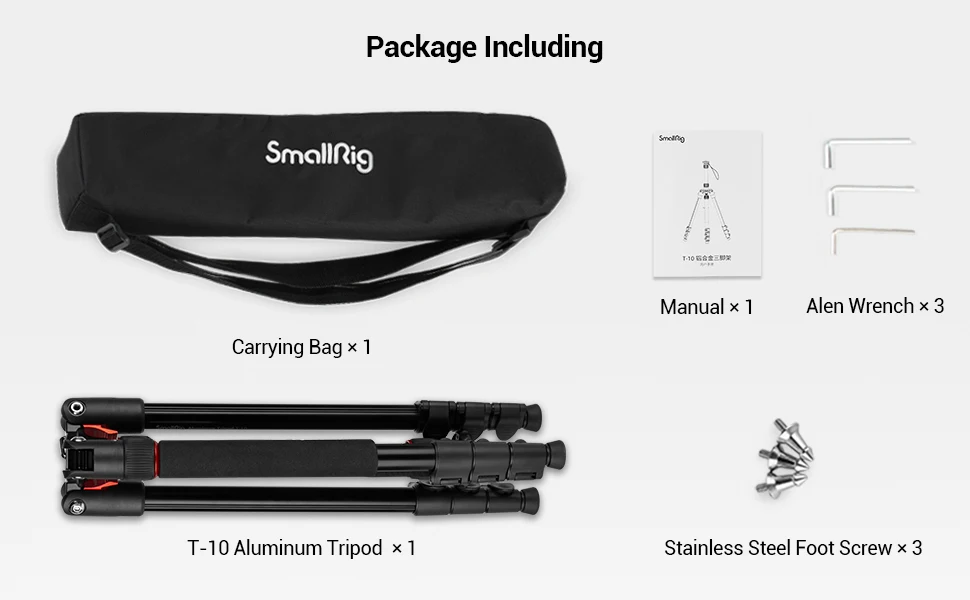 68" Camera Tripod Foldable Aluminum Tripod Monopod Compatible with 1/4"-20 and 3