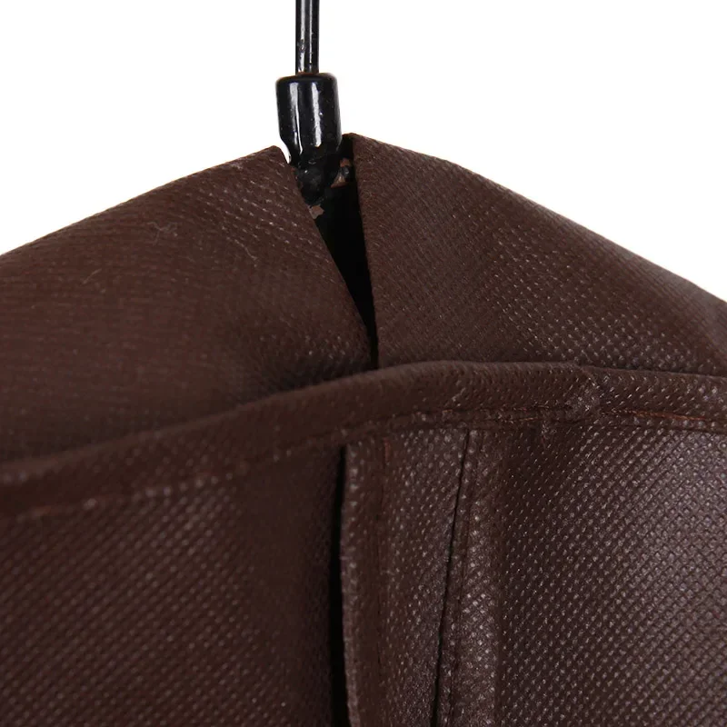 Clothes storage bag clothing dust cover garment covers widening non-woven fabric dust moisture proof for winter clothes fur coat
