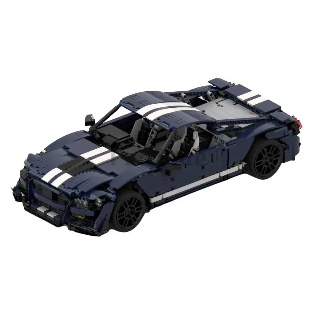 

Moc-72742 Mustang Shelby GT500 Building Block Sport RC Car Toy Model For Kids Gift