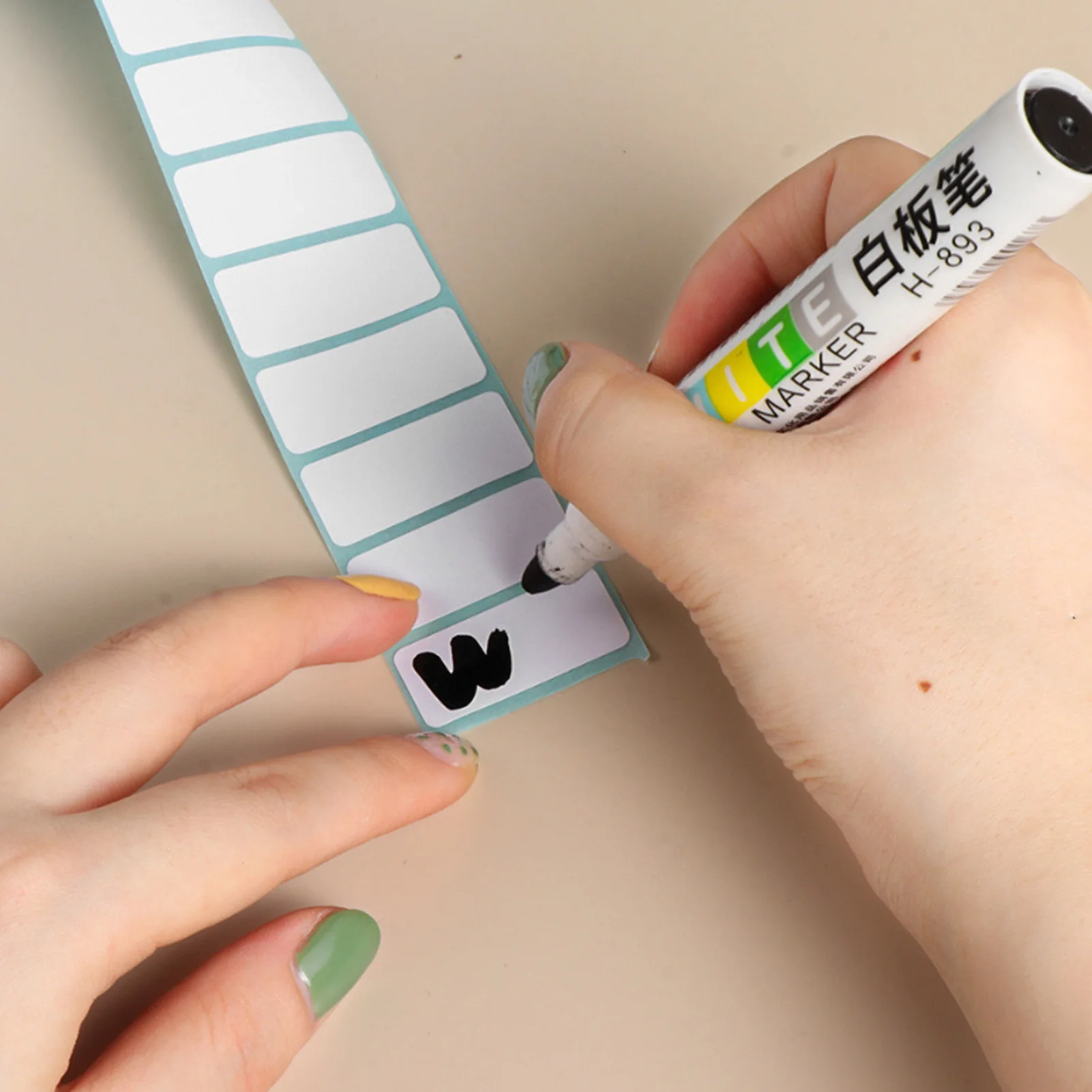 Quick-dry Thermal Label Stickers Package Label Adhesive Paper for Resume Contract Agreement