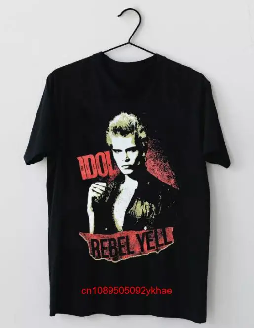 Футболка Билли идол 80-х для фанатов всех размеров с длинным или коротким рукавом