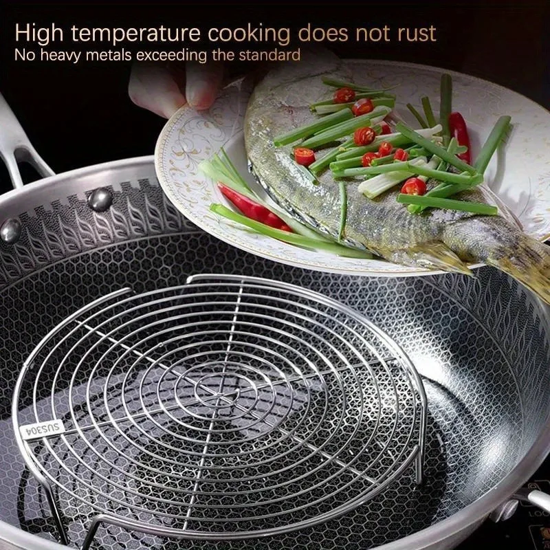1PCS Multi-function Steaming Rack for Pots Ideal for Boiling Eggs and Grilling Kitchen Cooking Accessories Durable Stand Tray