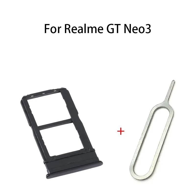 Realme GT Neo3용 Daul SIM 카드 트레이 소켓 리더 홀더 슬롯